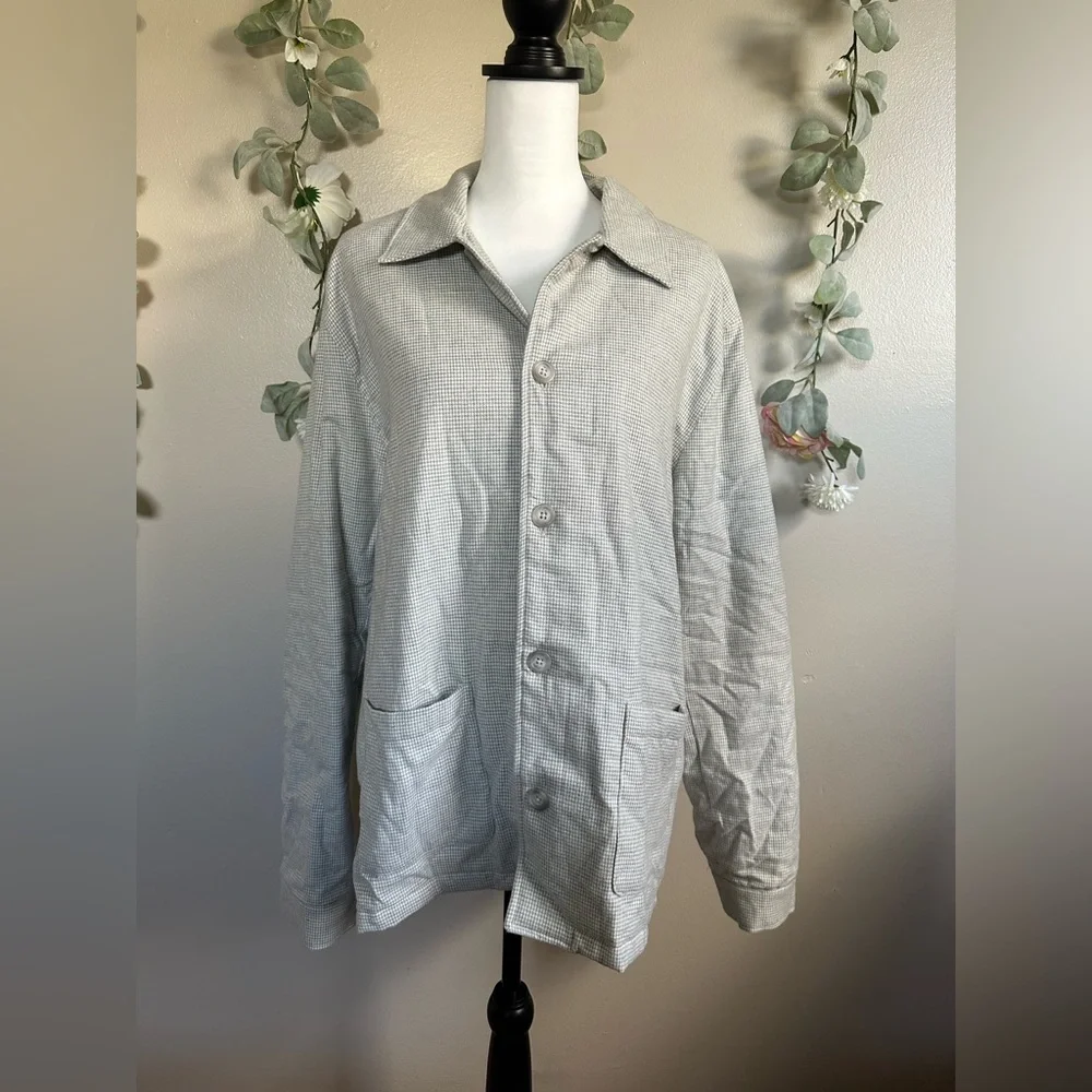 SAKS FIFTH AVENUE
Herringbone Cotton Overshirt - Picture 6 of 10